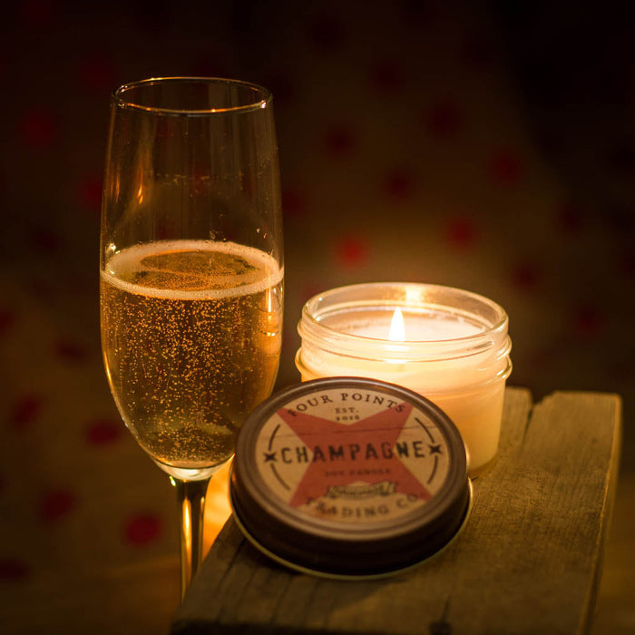 Champagne Candle
