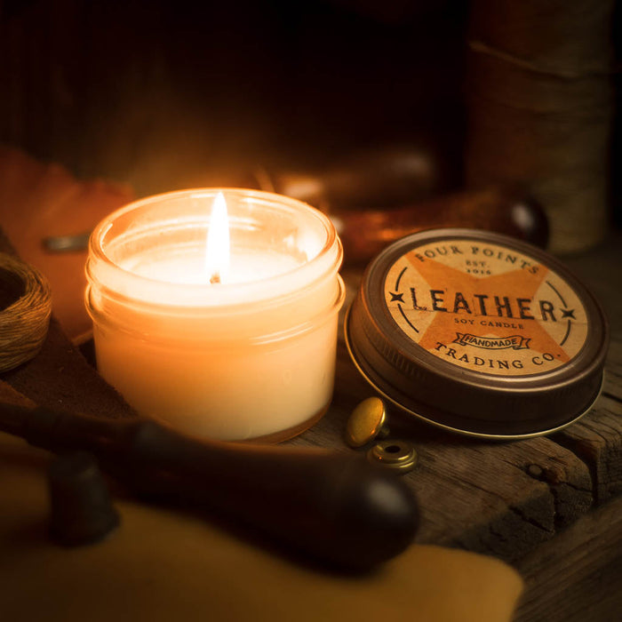 Leather Candle