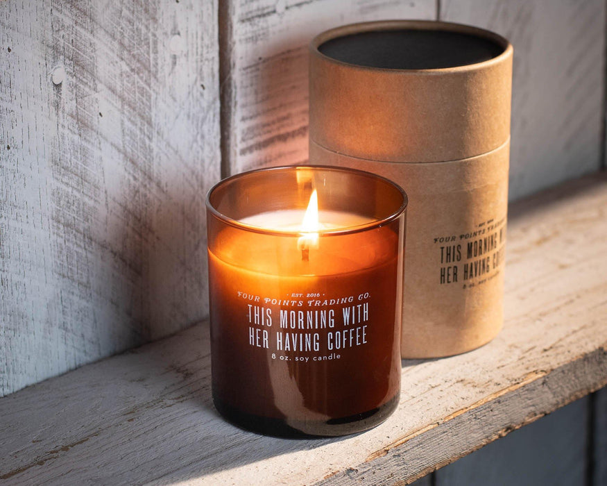 This Morning With Her Having Coffee 8oz Soy Candle