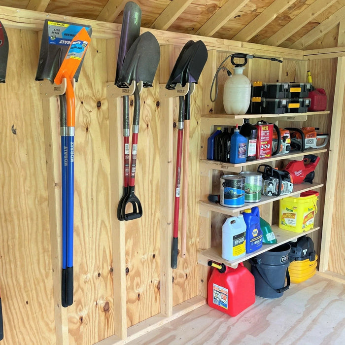 Garden Yard Tool Organizer Storage Rack
