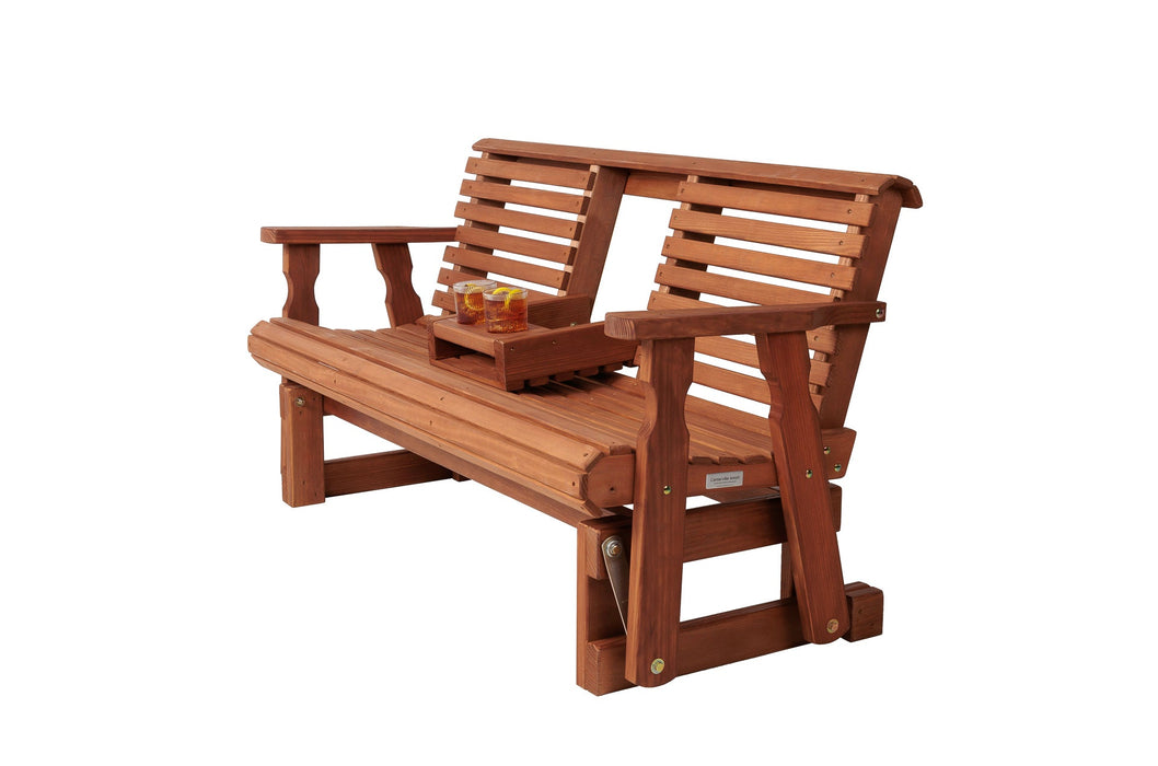 Amish Casual Heavy Duty Rollback Console Glider
