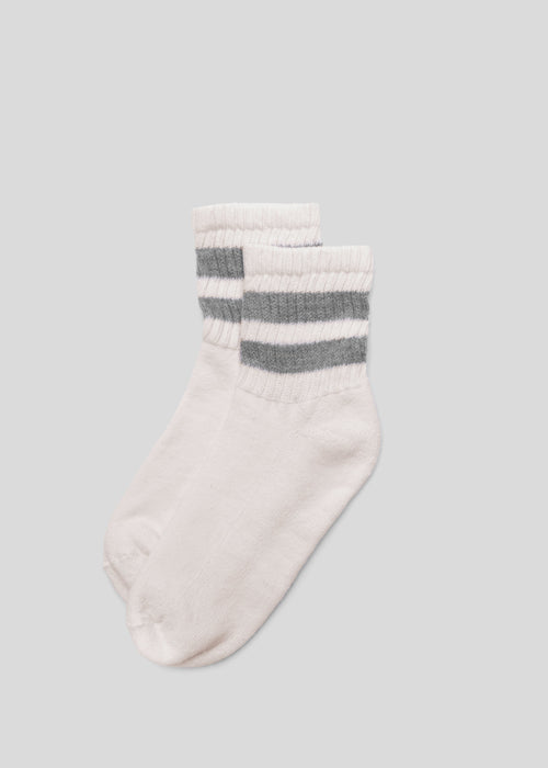 The Mono Stripe Quarter Crew Sock