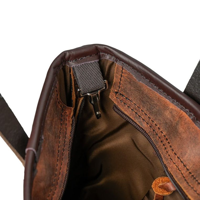 NEW Heritage Leather Lakewalk Tote
