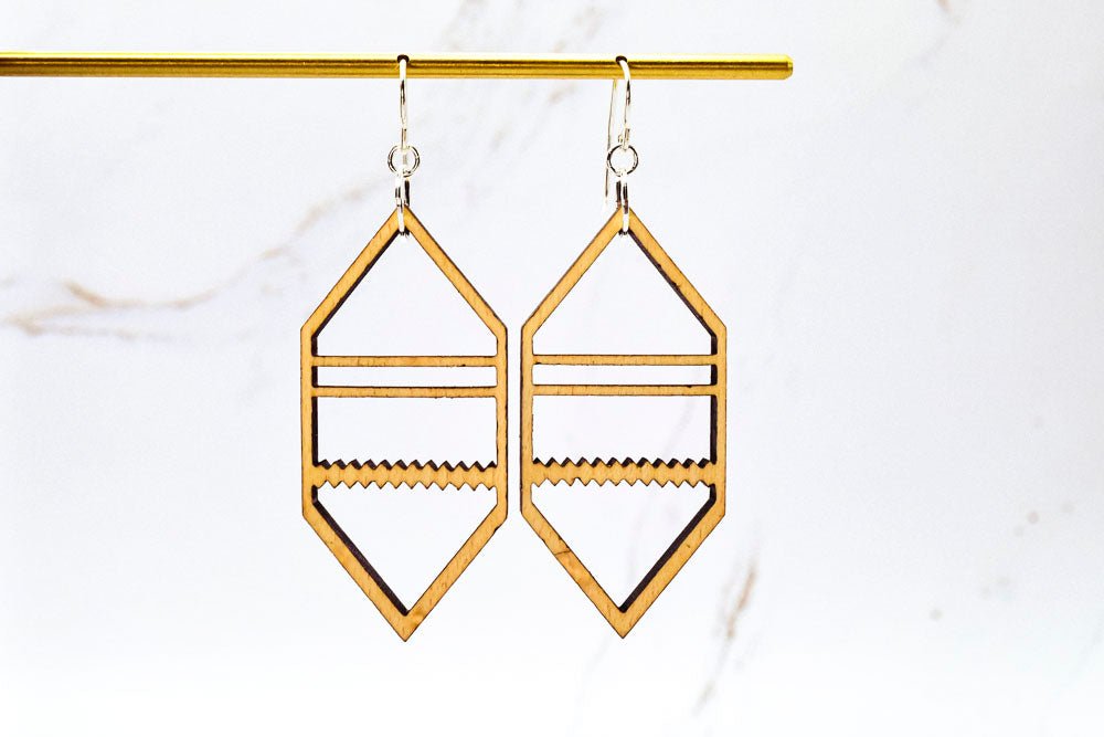 Hexagonal Earrings