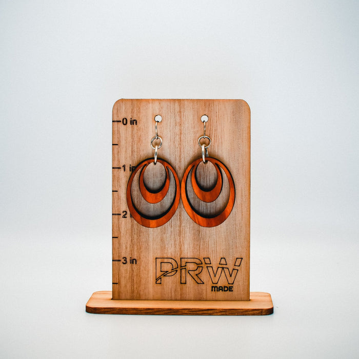 Wooden Hoop Earrings