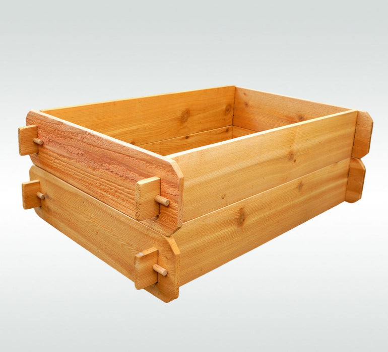 Timberlane Gardens Raised Garden Bed Kit Double Deep (Two 2x3)