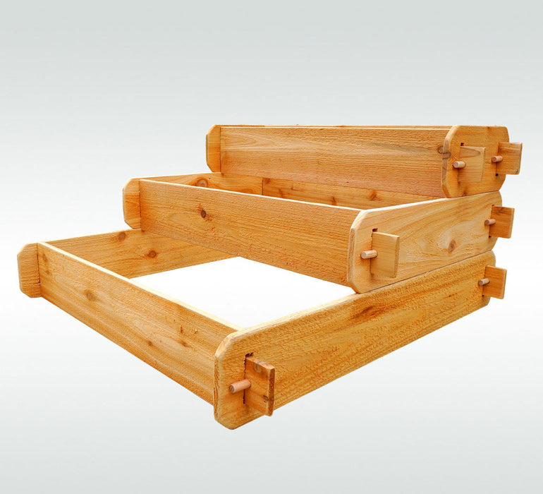 Timberlane Gardens Raised Garden Bed Kit 3 Tiered Elevated Planter