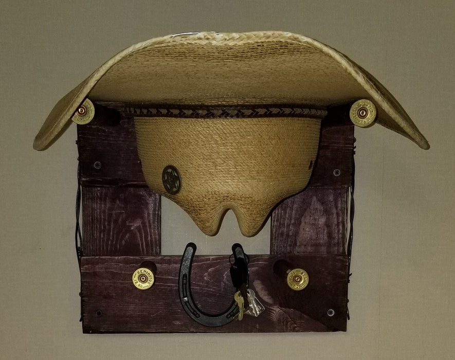 Handcrafted 1-Cowboy Hat Vertical Rack Organizer