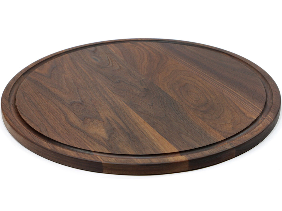 Large Walnut 18" Round Cheese Board