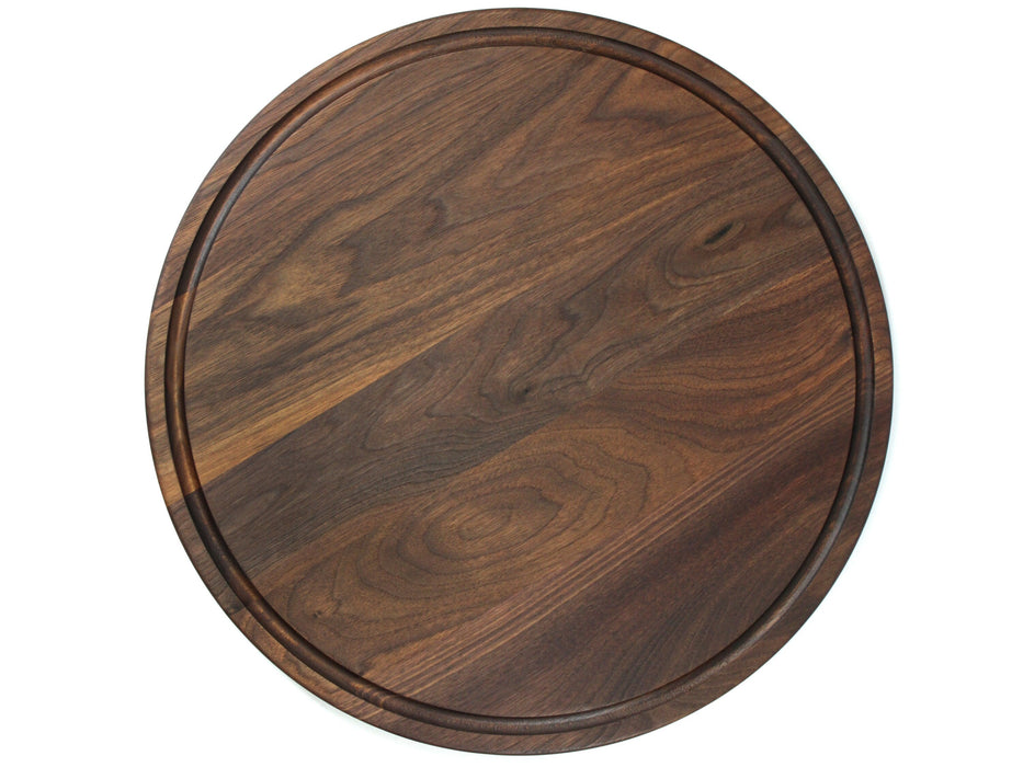Large Walnut 18" Round Cheese Board