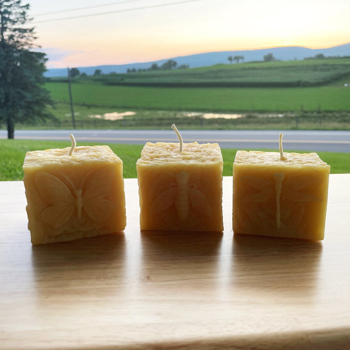 Pollinator Pillar Beeswax Candle Collection