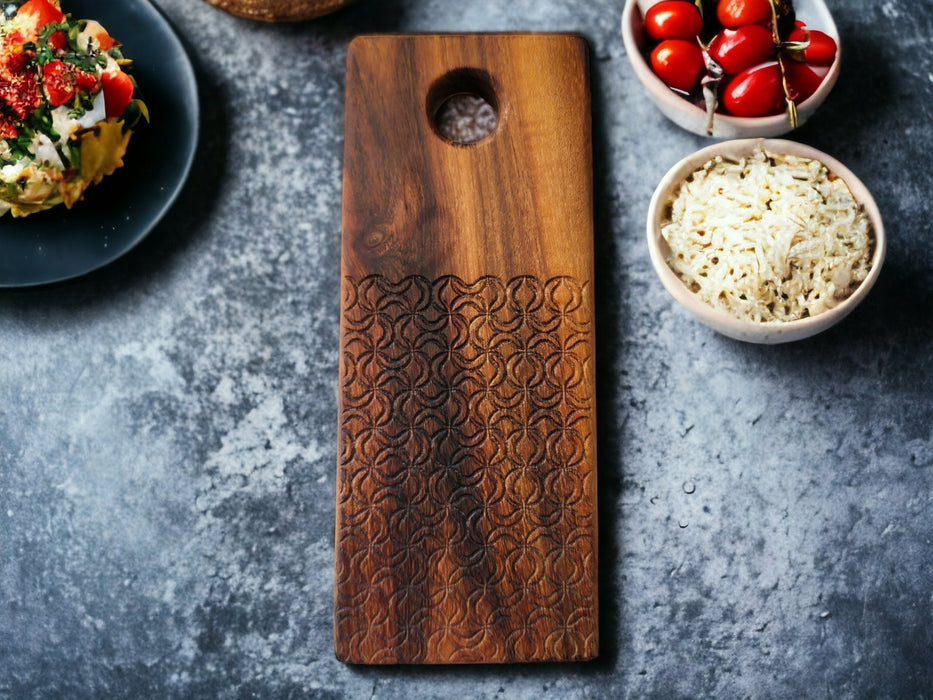 Handcrafted Gnocchi Board – Artistic Pattern