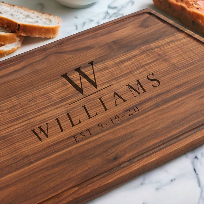 Extra Large Walnut Cutting Board, 24"x18" Charcuterie Serving Tray