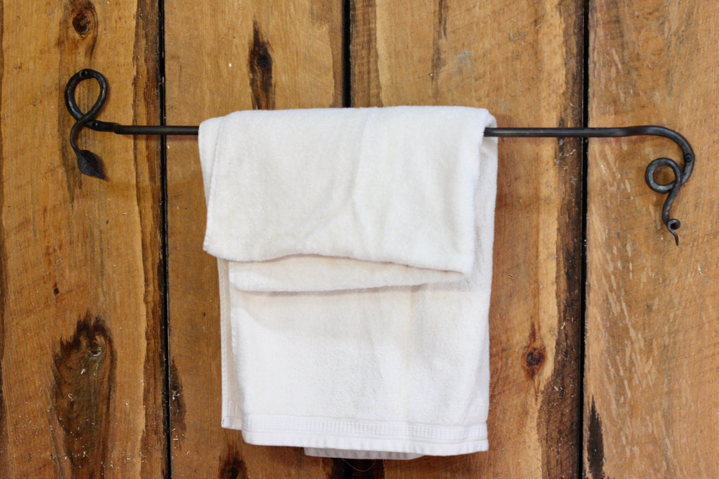 Towel Rack Leaf Design