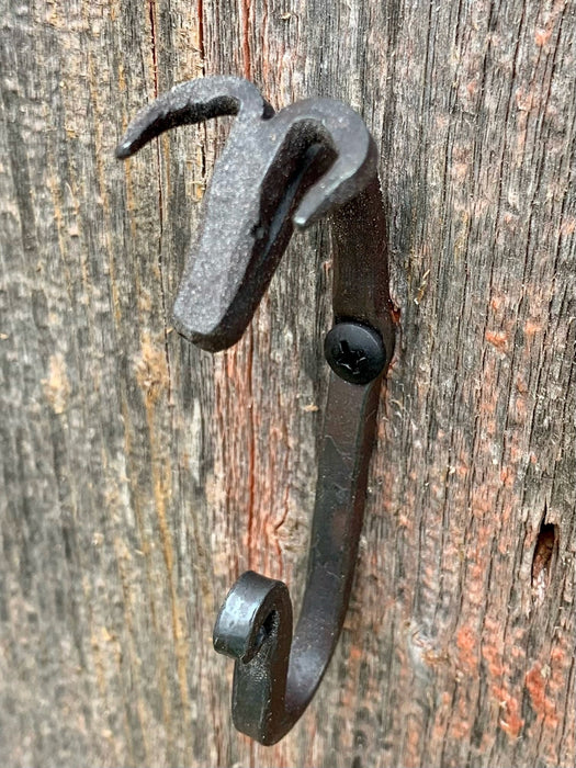 Mini Animal Hooks - Ram Bull Longhorn Unicorn Gazelle Antelope