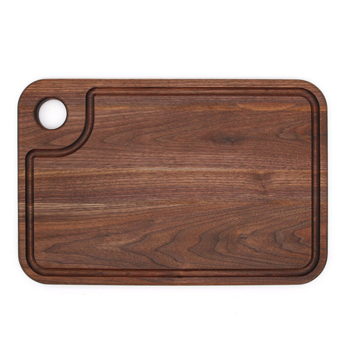 Large Wood Cutting Board With Thumb Hole and Juice Groove