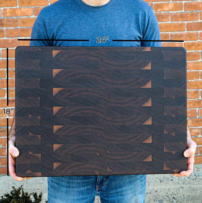 Large End Grain Walnut Cutting Board