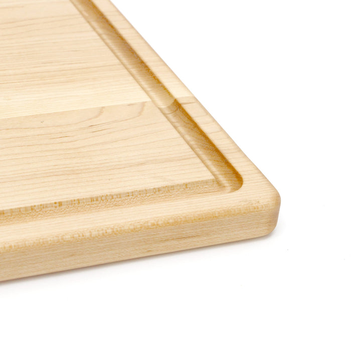 Large 18" x 12" Cherry Wood Cutting Board w/ Juice Groove