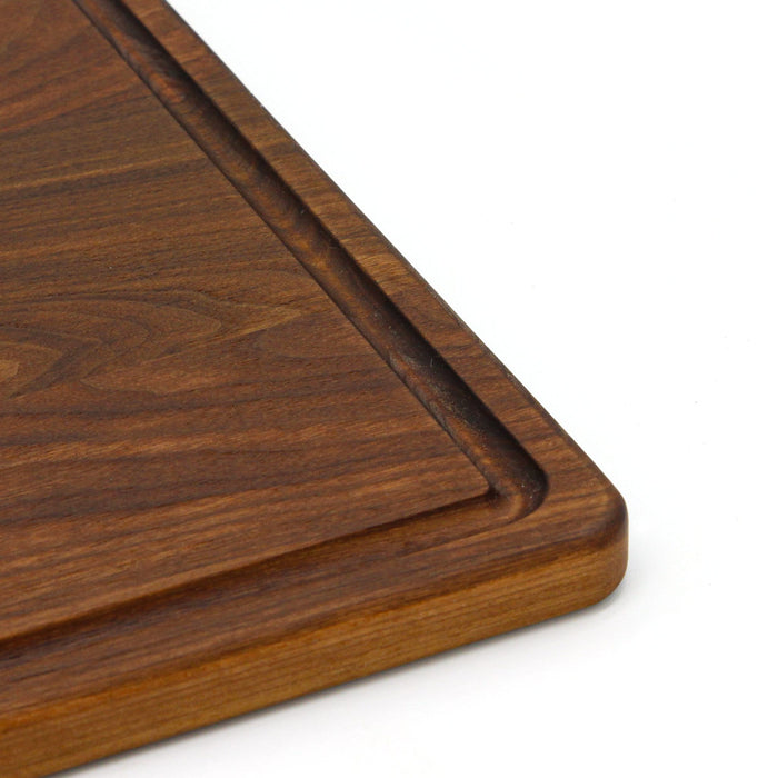 Large 18" x 12" Cherry Wood Cutting Board w/ Juice Groove