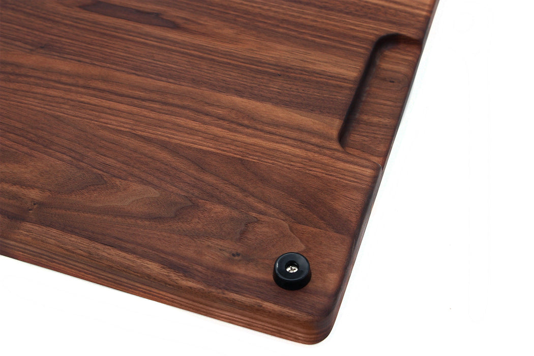 1.25” Thick Extra Large Wood Cutting Board with Feet