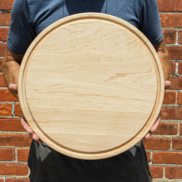 Large Walnut 18" Round Cheese Board