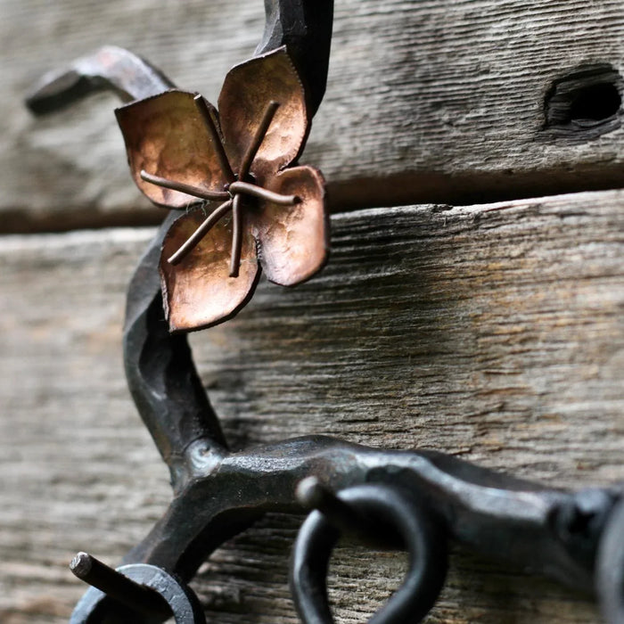 Cherry Blossom Copper and Steel Spoon Set