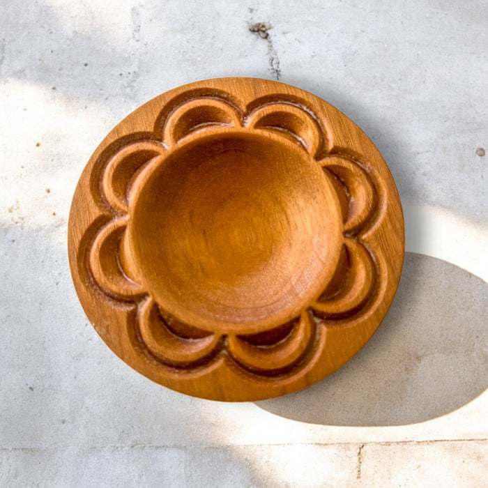Solid Wood Artisan Ravioli Round Mold
