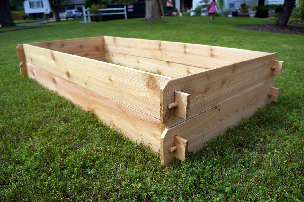 Timberlane Gardens Raised Garden Bed Kit Set (Two 3x6) Western Red Cedar