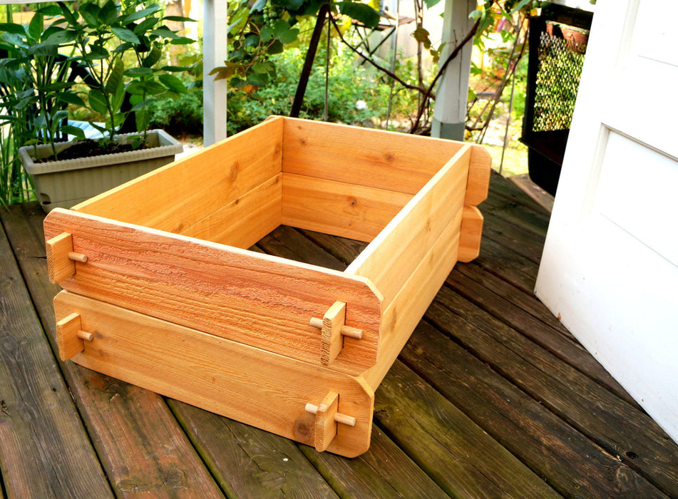 Timberlane Gardens Raised Garden Bed Kit Double Deep (Two 2x3)