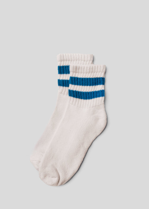 The Mono Stripe Quarter Crew Sock