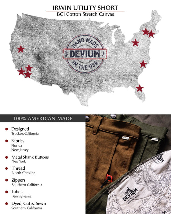 Irwin Canvas Utility Short