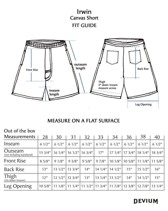 Irwin Canvas Utility Short