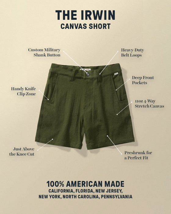 Irwin Canvas Utility Short