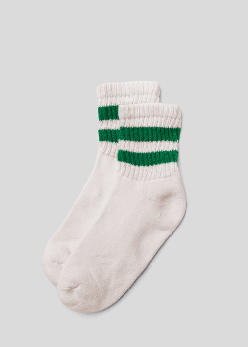 The Mono Stripe Quarter Crew Sock