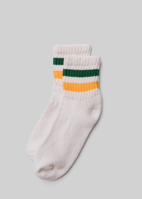 The Retro Stripe Quarter Crew Sock