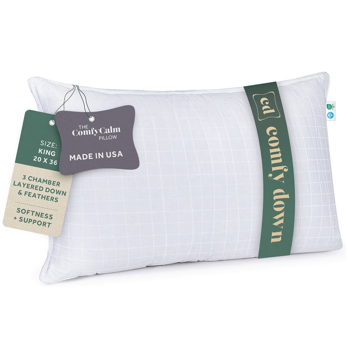 3-chamber layered pillow