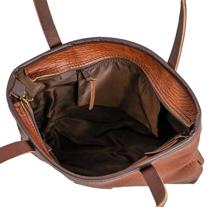 NEW Bison Leather Lakewalk Tote