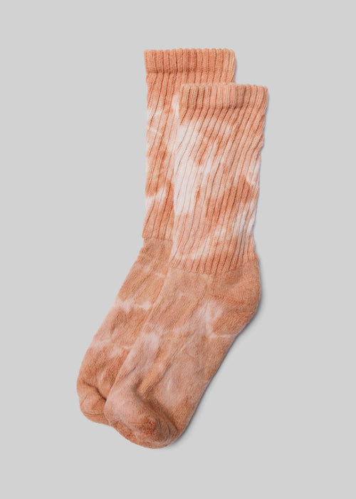 Natural-Dyed Retro Crew Sock