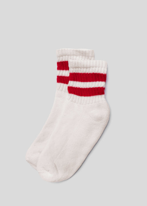The Mono Stripe Quarter Crew Sock