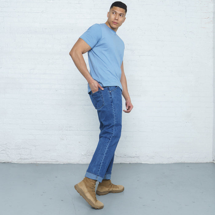 100% Cotton Relaxed Fit Stone Wash