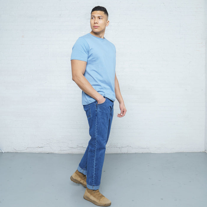 100% Cotton Relaxed Fit Stone Wash
