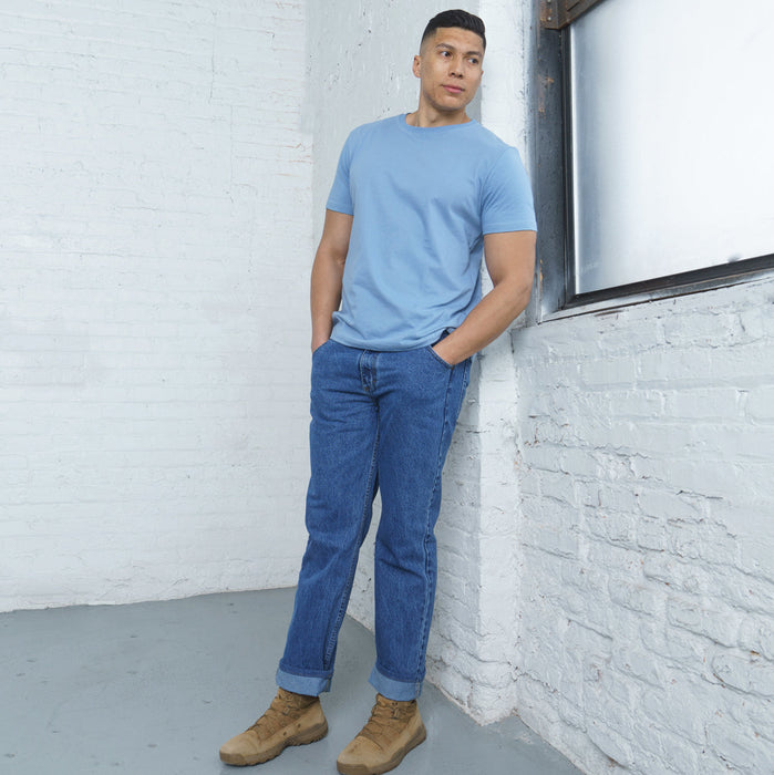 100% Cotton Relaxed Fit Stone Wash