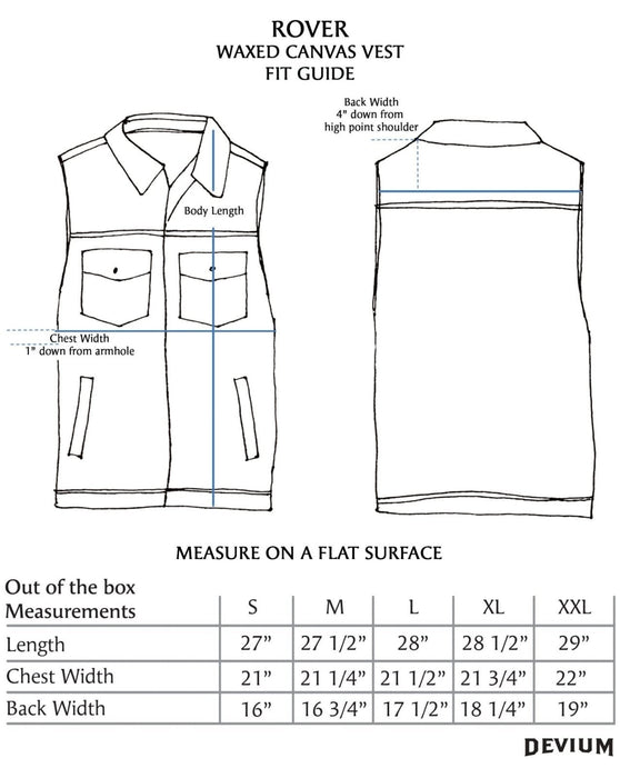 Rover Waxed Canvas Vest