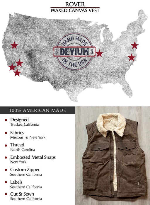 Rover Waxed Canvas Vest