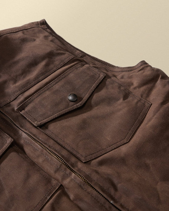 Rover Waxed Canvas Vest