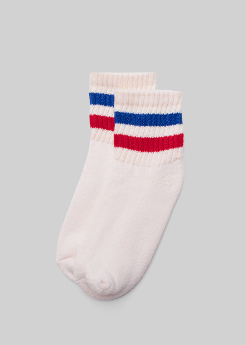 The Retro Stripe Quarter Crew Sock