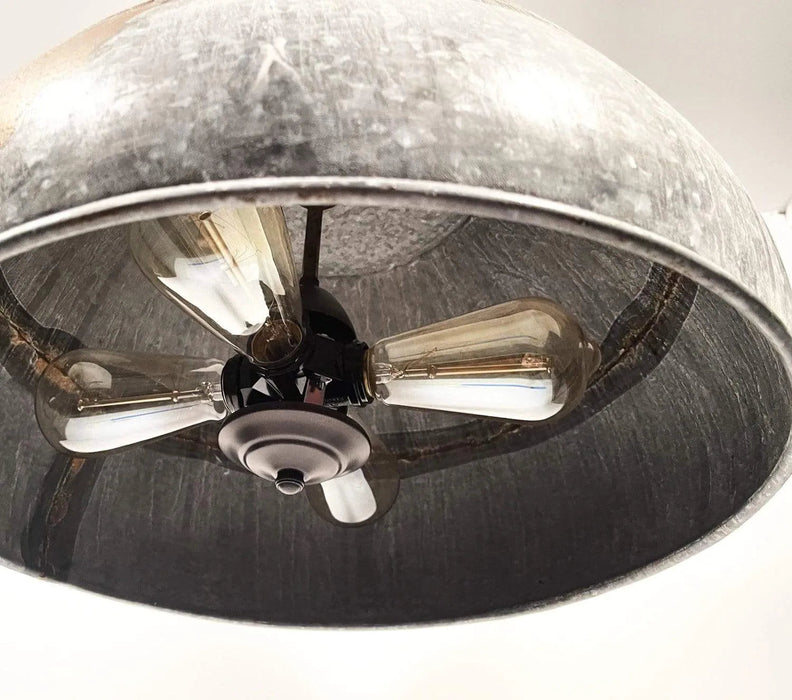 Jumbo Rustic Bucket Chandelier