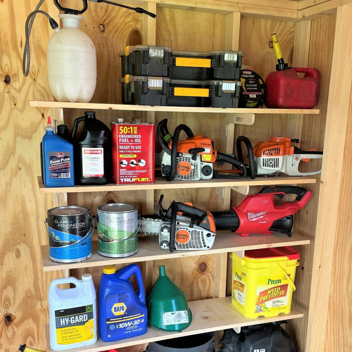 Shed Shelf Bracket Kit - 10-12"