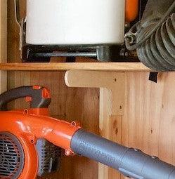 Shed Shelf Bracket Kit 8-10" Shelving, Shed Organizer