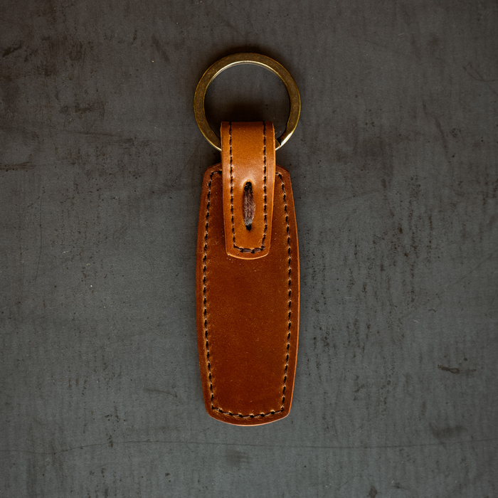 Rover Key Ring - Bourbon Horween Shell Cordovan